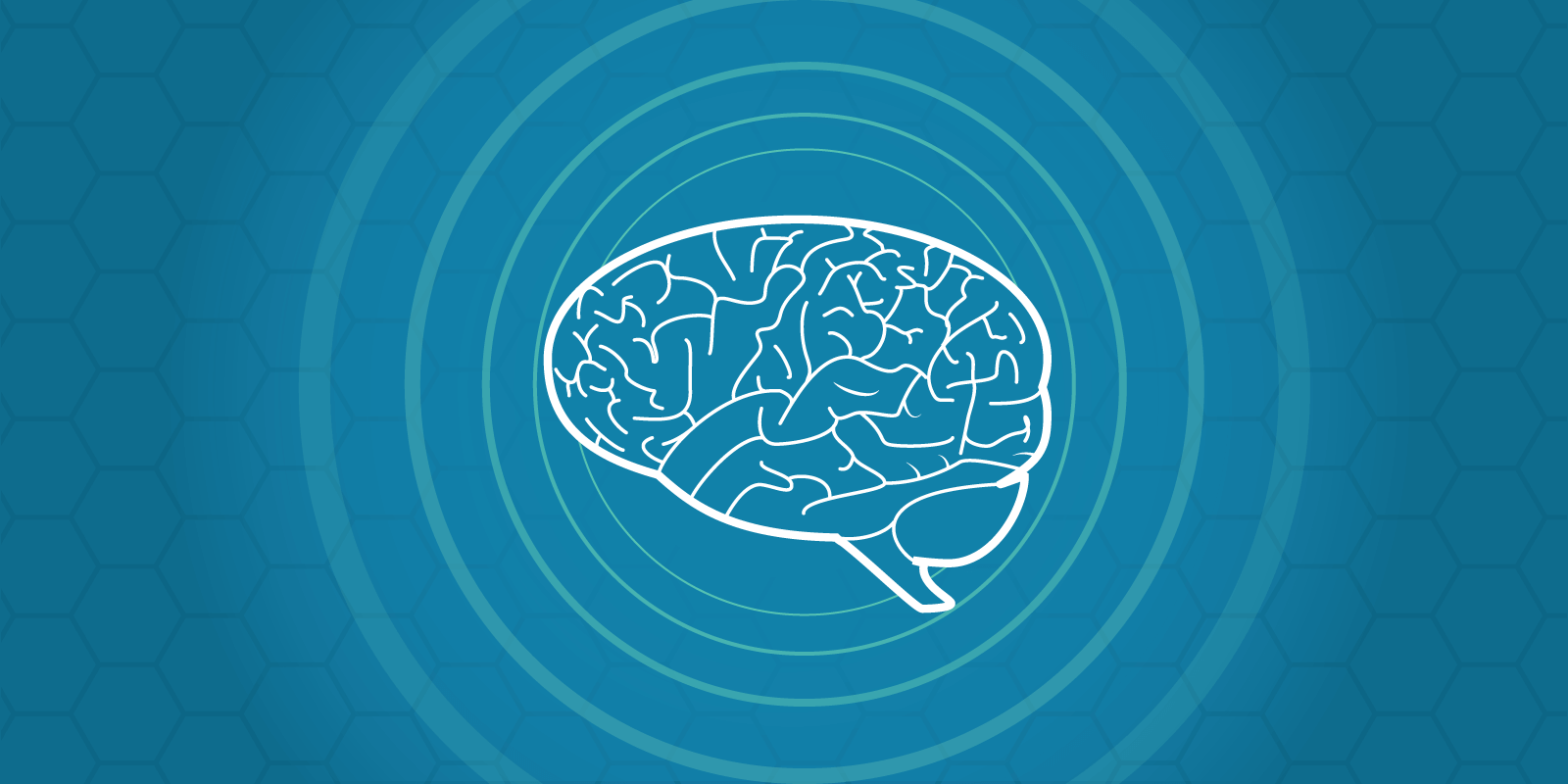 Design Feeling image showing an illustration of a brain and psychic waves coming out of it