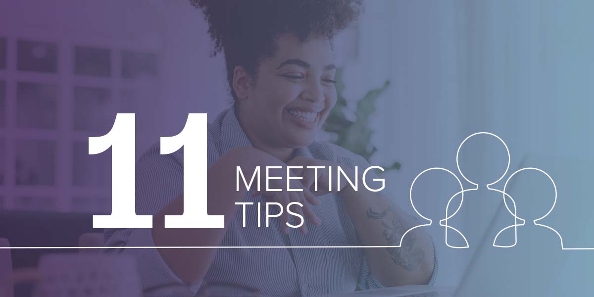 Positive looking woman on a Zoom call.