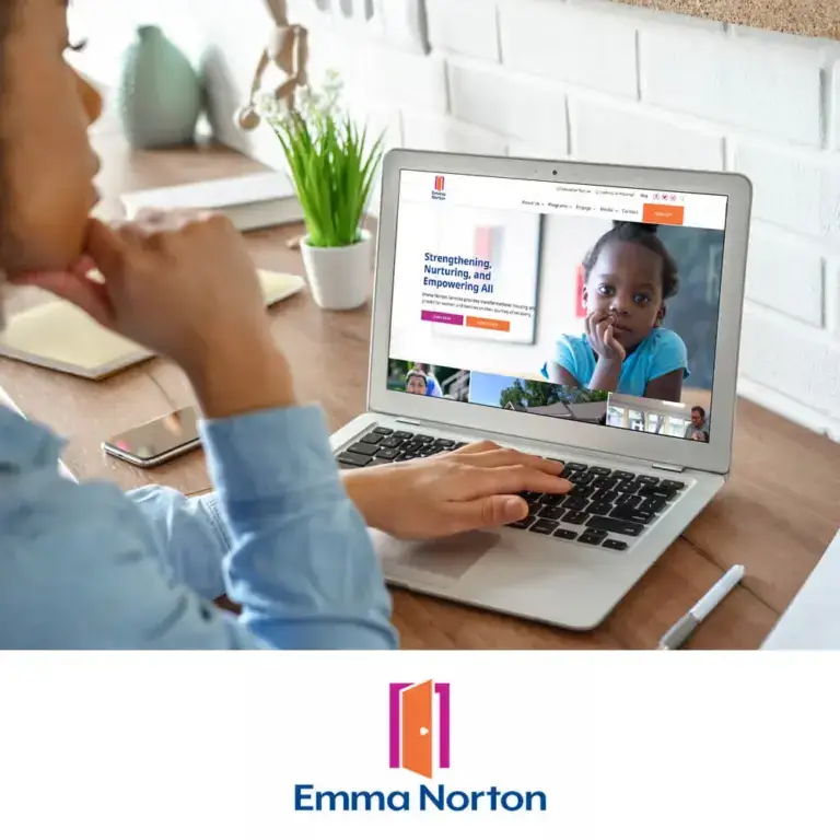 Screenshot of Emma Norton website.