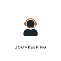 Icon of a person with computer headset on.