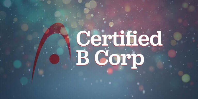 ArcStone logomark over abstract background.