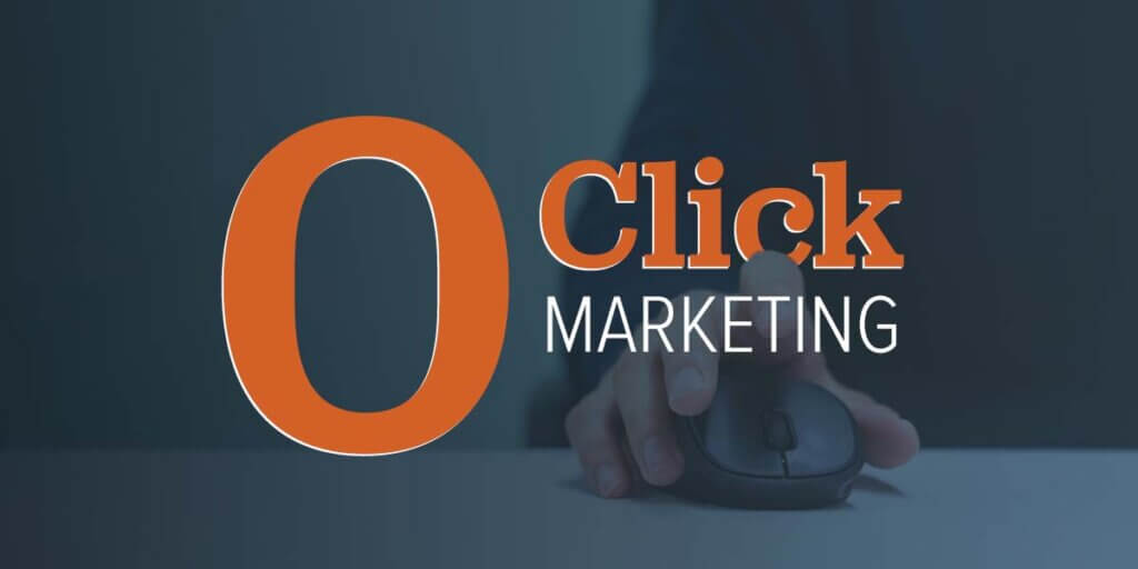 Close up of a hand about to click on a mouse button.