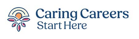 New Caring Careers Start Here logo designed by ArcStone.
