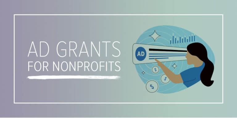 Ad Grants for Nonprofts - Person looking at advertising.